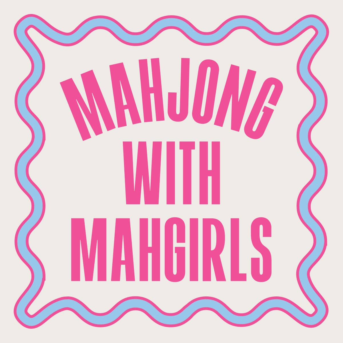 Mahgirls | Mahjong Cocktail Funny Napkin