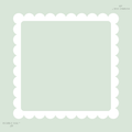 The Pale Eucalyptus Scallop Mat