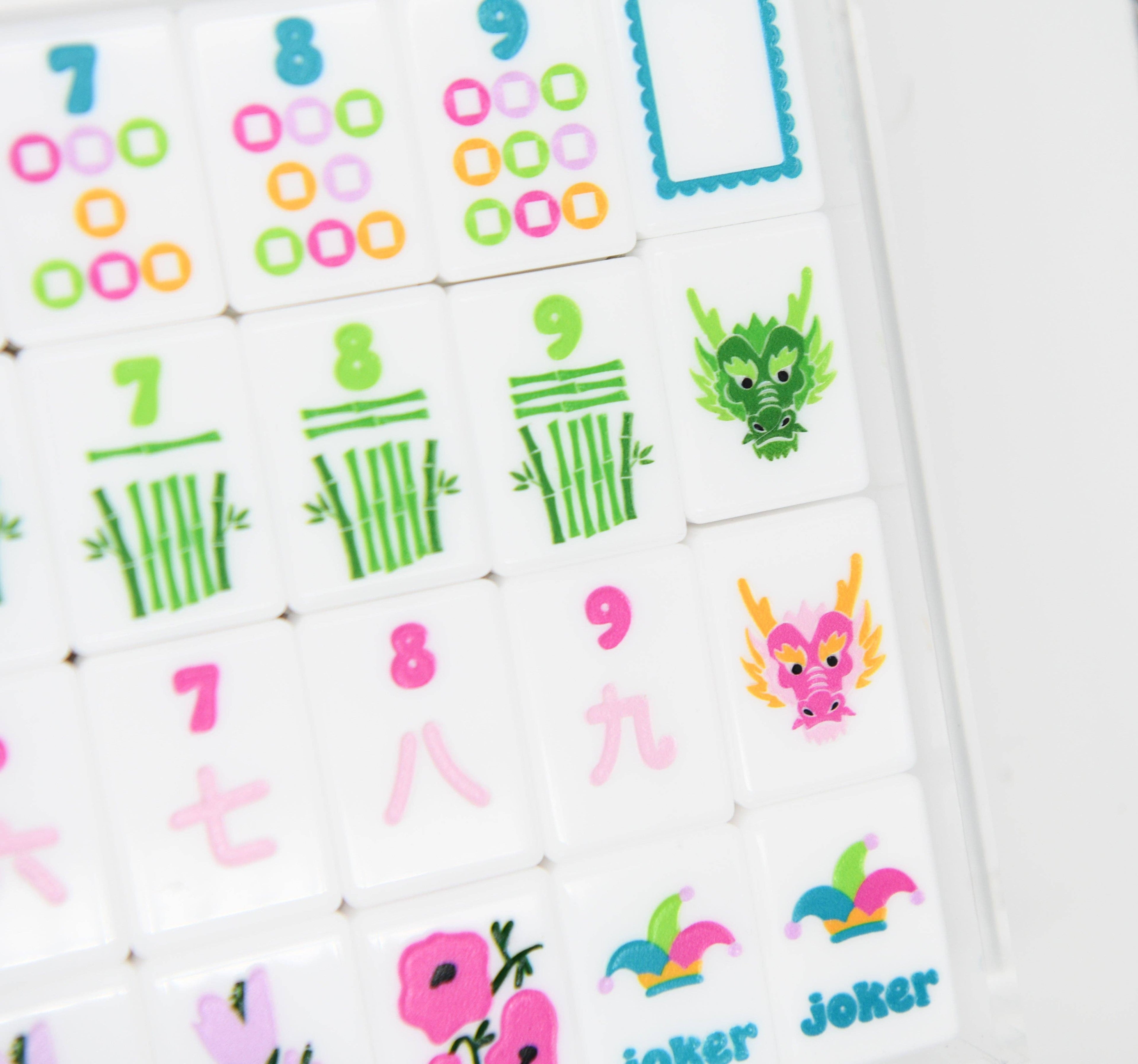 The Spring Set Mahjong Tiles