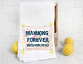 Mahjong Forever Housework Never Tea Towel