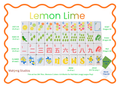 Lemon Lime Mahjong Tile Set