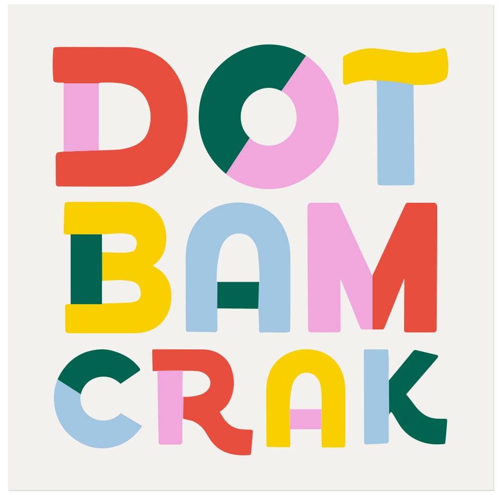 Dot Bam Crack | Mahjong Cocktail Funny Napkin