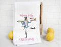 Mahjong Christmas Welcome to the Crack House Tea Towel